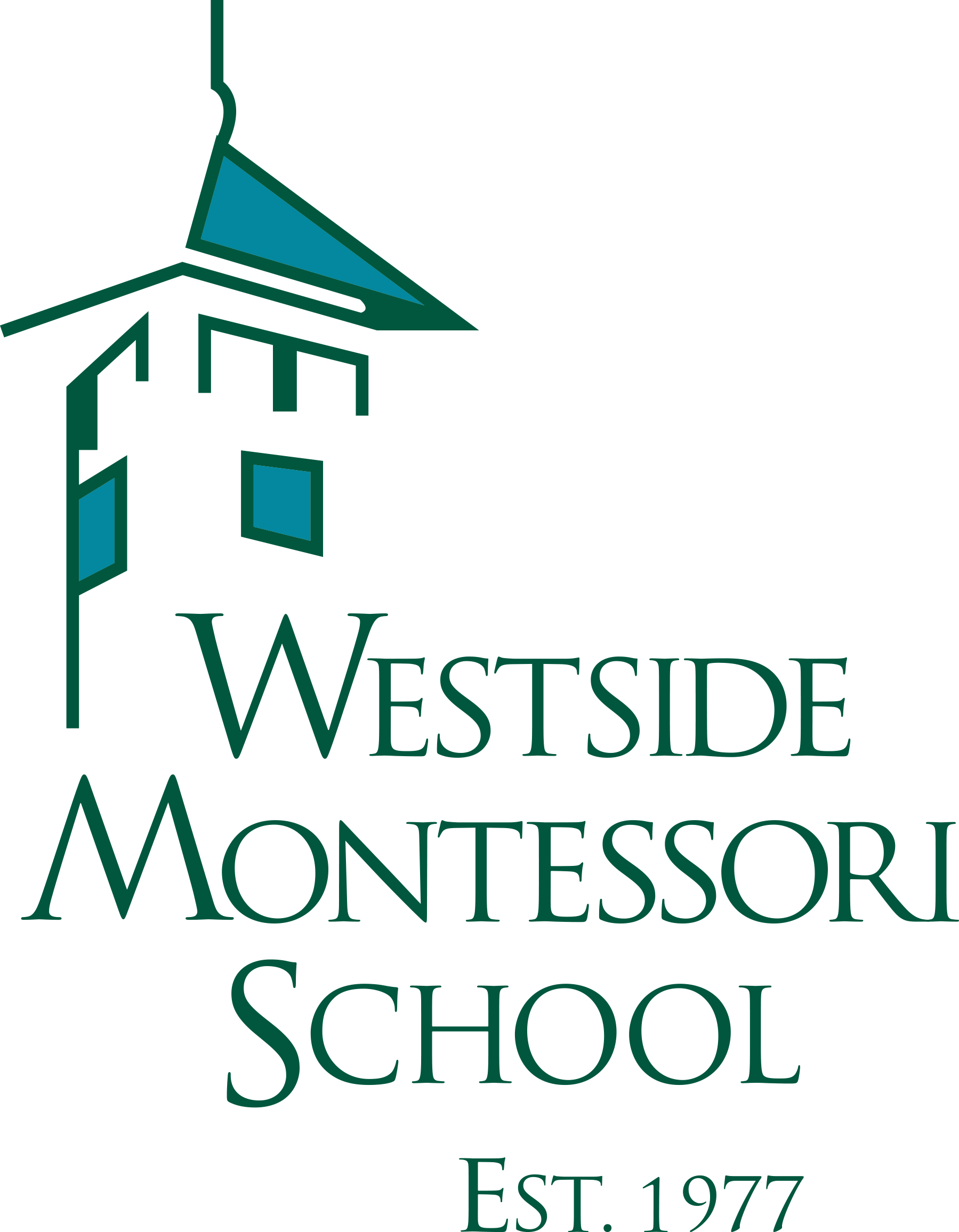 Westside Montessori School Logo Including Tower